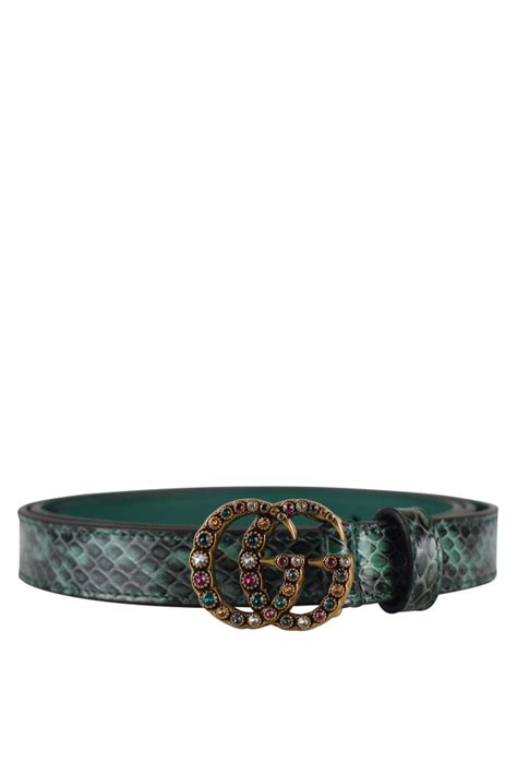cintura in pitone gucci